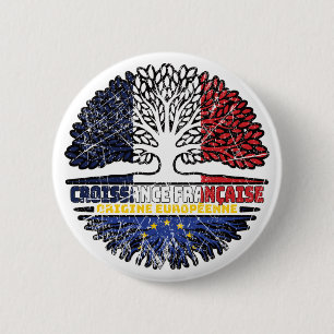 Europäische Gewerkschaft Europa Frankreich Treots Button