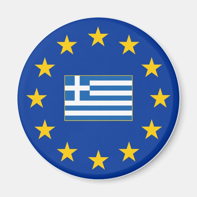 Europäische Gewerkschaft Griechenland Magnet (Vorne)