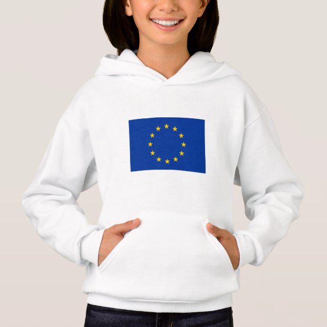 Europäische Gewerkschaft Hoodie (Vorderseite)