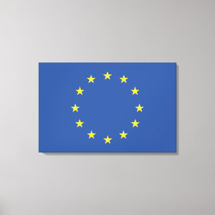 Europäische Gewerkschaft Leinwanddruck