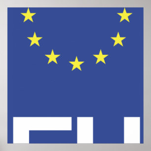 Europäische Gewerkschaft Poster