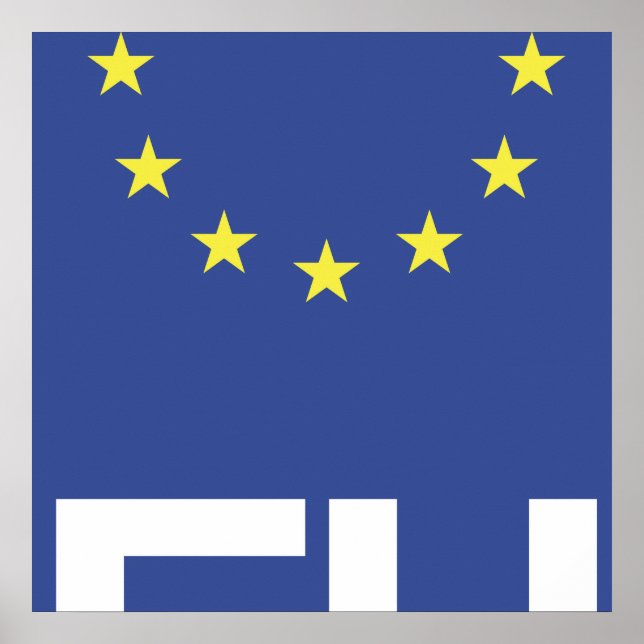 Europäische Gewerkschaft Poster (Vorne)