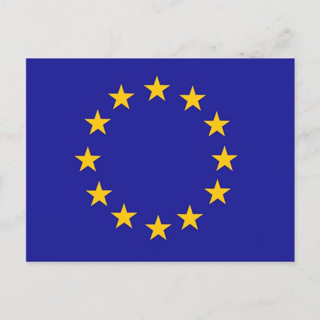 Europäische Gewerkschaft Postkarte (Vorderseite)