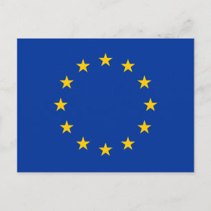 Europäische Gewerkschaft Postkarte