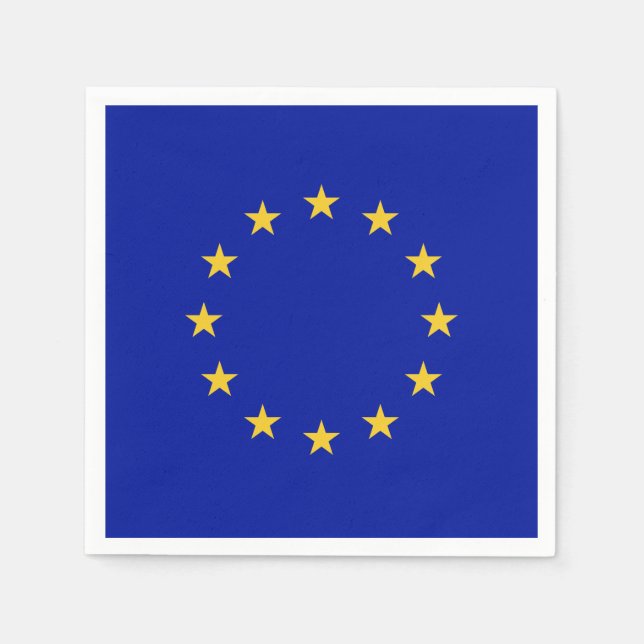 Europäische Gewerkschaft Serviette (Vorderseite)
