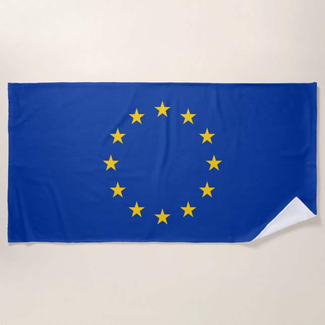 Europäische Gewerkschaft Strandtuch (Vorderseite)