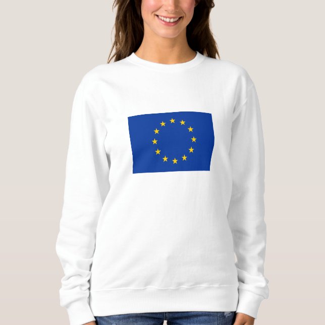 Europäische Gewerkschaft Sweatshirt (Vorderseite)