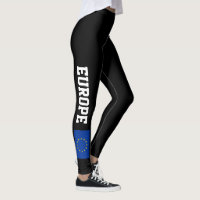 Europäische Gewerkschaftsflaggen-Leggings für
