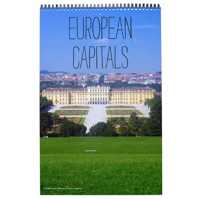 Europäische Hauptstädte 2025 Kalender (Titelbild)