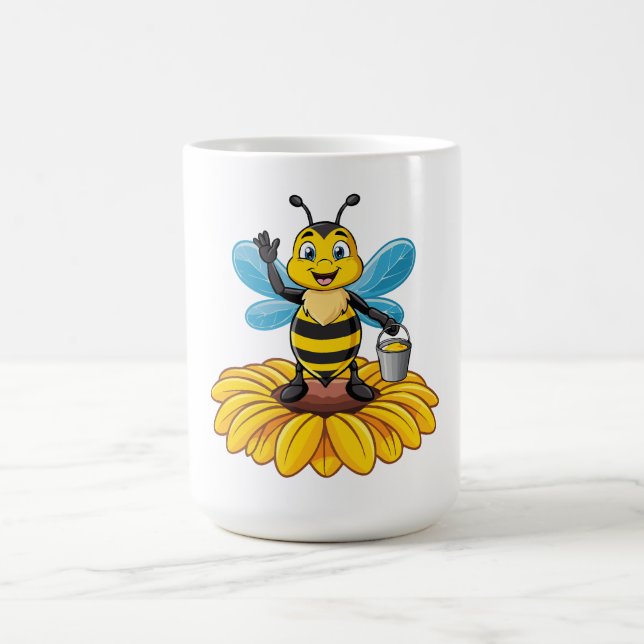 Europäische Honigbiene Kaffeetasse (Mittel)