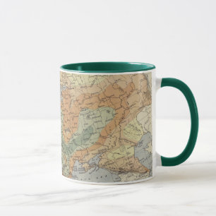 Europäische Karte der Bevölkerungs-Dichte- Tasse