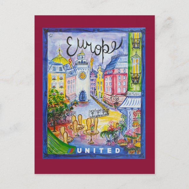 Europäische Postkarte (Vorderseite)