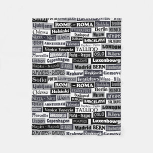 Europäische Reisend-Fleecedecke Fleecedecke