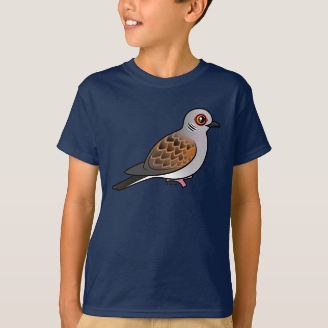 Europäische Schildkröte-Taube T-Shirt (Vorderseite)