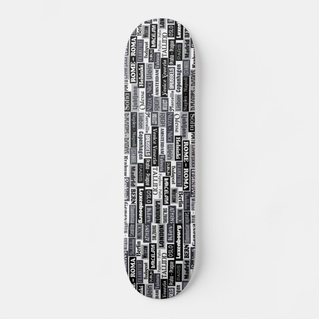 Europäische Skateboard für Reisende (Vorderseite)
