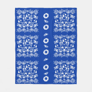 Europäische Traditionelle Volkskunst Fleecedecke