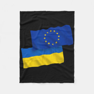 Europäische Union Eu Für Ukraine - Ukraine Starke  Fleecedecke