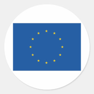 Europäische Union Runder Aufkleber