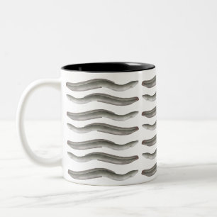 Europäischer Aal Zweifarbige Tasse