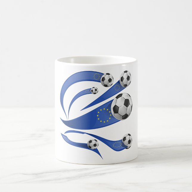 Europäischer Fußball Kaffeetasse (Von Creator hochgeladen)