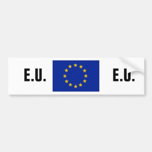 Europäischer Gewerkschafts-Autoaufkleber Autoaufkleber