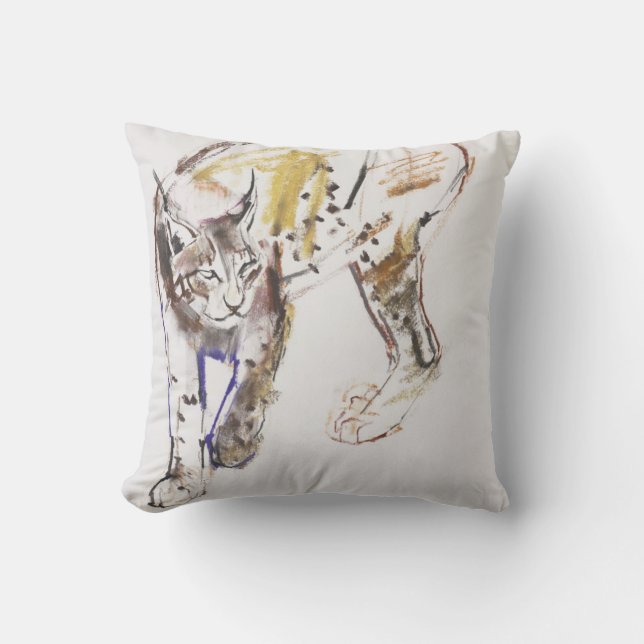 Europäischer Luchs Kissen (Vorderseite)