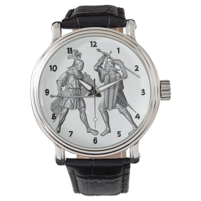 Europäischer Schwertbeauftragter Krieger Armbanduhr (Vorderseite)