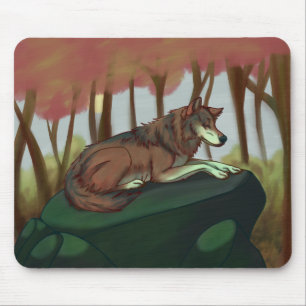 Europäischer Wolf Mousepad