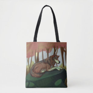 Europäischer Wolf Tasche