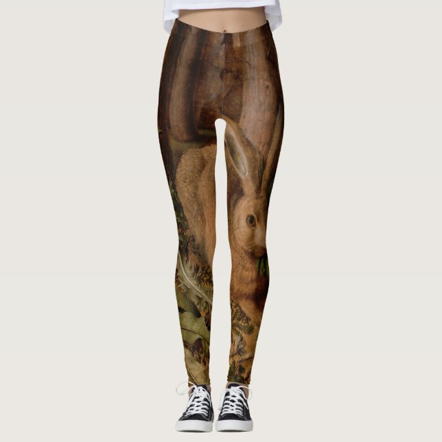 Europäisches Malerkaninchen Jahr 2023 Yoga-Legging Leggings (Vorderseite)
