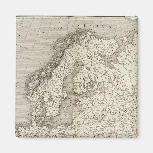 Europakarte Magnet (Vorne)