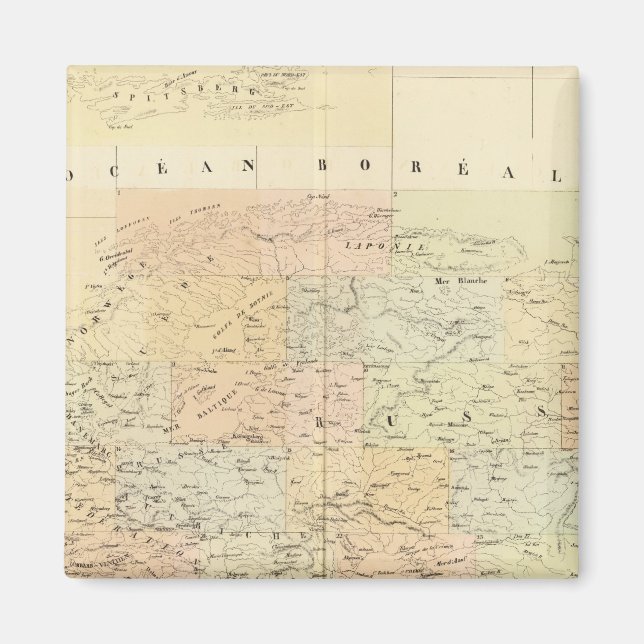 Europakarte Magnet (Vorne)