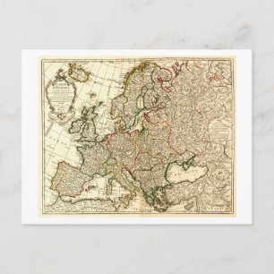 EuropaPanoramakarteEuropa 2 Postkarte