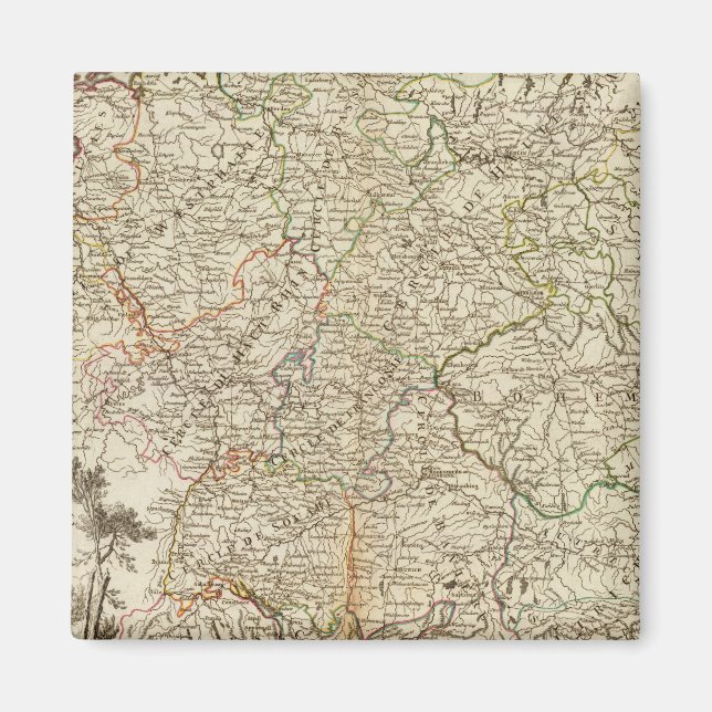 Europas Postwege Magnet (Vorne)