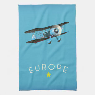 Europe Golden Star Geschirrtuch