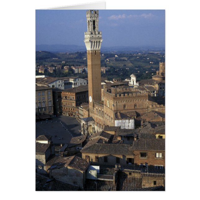 Europe, Italie, Sienne. Aperçu de la ville (Devant)