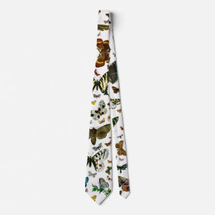 Europe’s Best-Known Butterflies and Moths Collage Krawatte