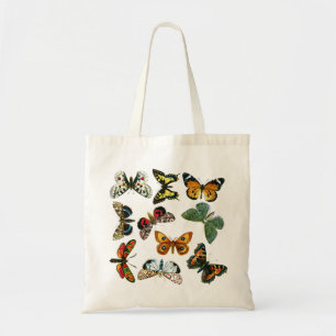 Europe’s Best-Known Butterflies and Moths Collage Tragetasche
