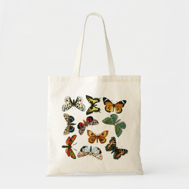Europe’s Best-Known Butterflies and Moths Collage Tragetasche (Vorne)