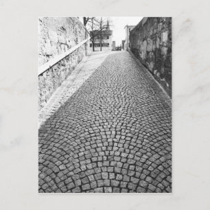 Europe, Switzerland, Zurich. Cobbled street, Postkarte