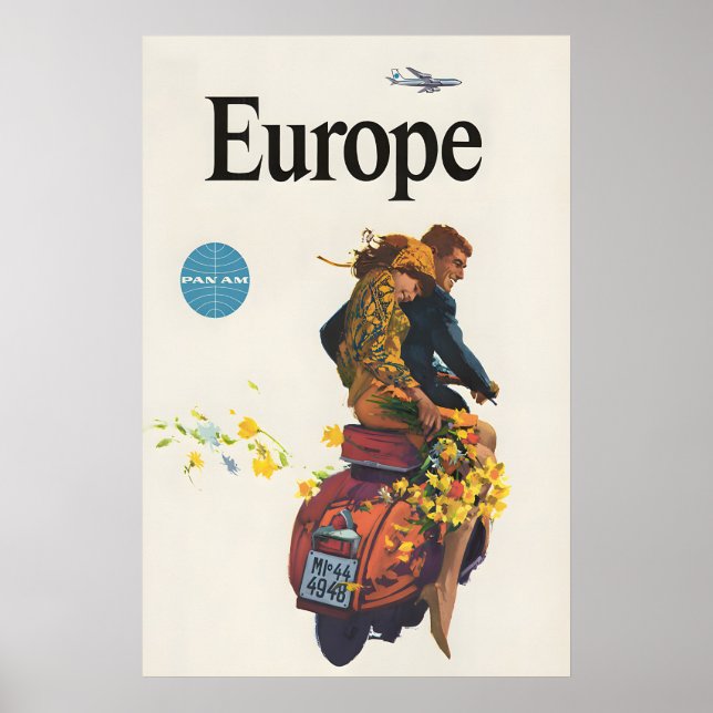Europe Travel Poster (Vorne)
