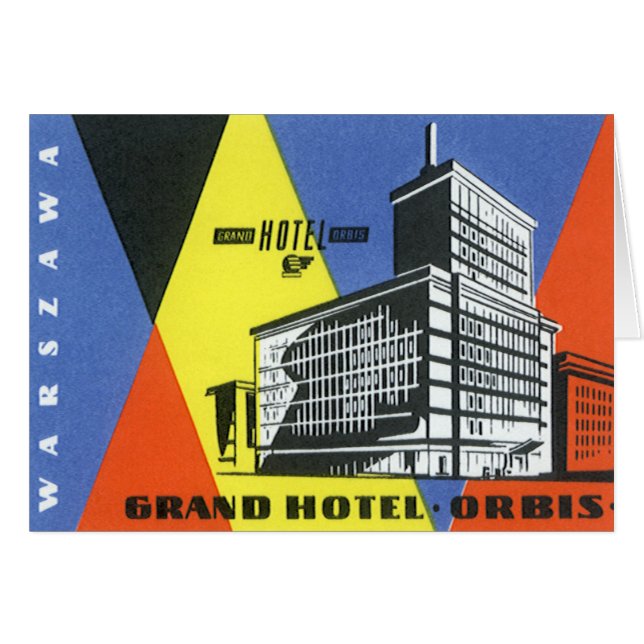 Europe Vintage voyage, Varsovie (Varsovie), Pologn (Devant horizontal)