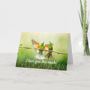 European Bee-Eater Colorful Bird Karte