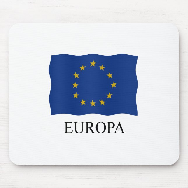 European flag Europa Mousepad (Vorne)