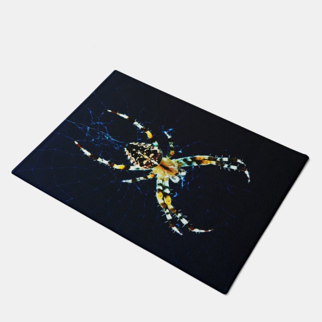 European Garden Spider dmcnm Fußmatte (Schrägansicht)