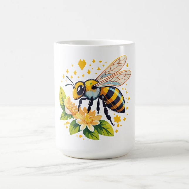 European honey bee kaffeetasse (Mittel)