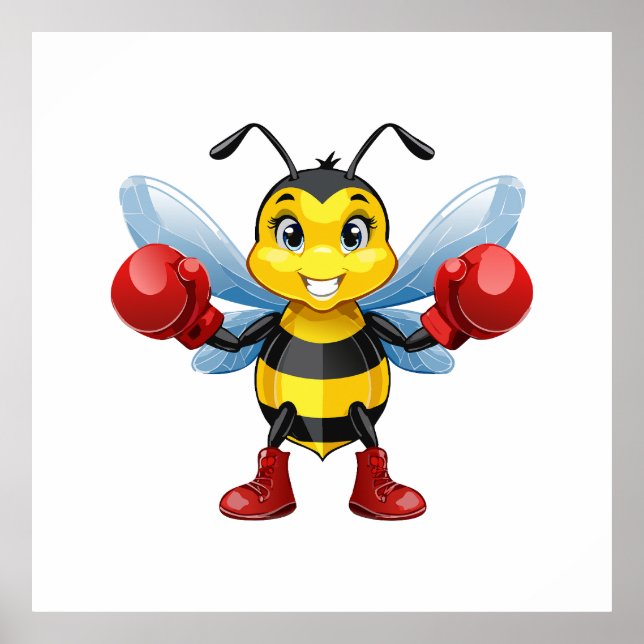 European honey bee poster (Vorne)