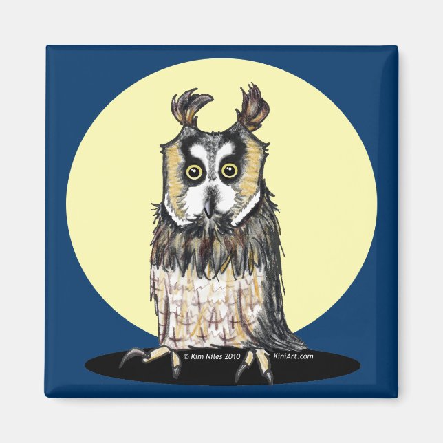European Owl Magnet (Vorne)