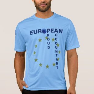 "European Proud Accountant" T-Shirt