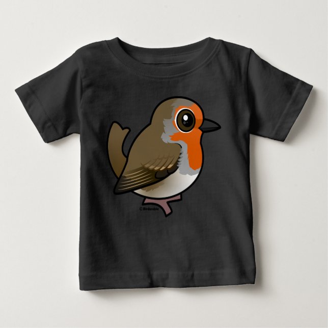 European Robin Baby T-shirt (Vorderseite)